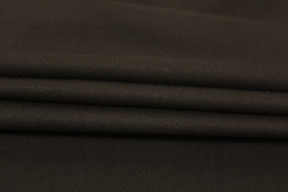 Tissu gabardine de coton prestige - marron - photo 2/4 | So Tissus