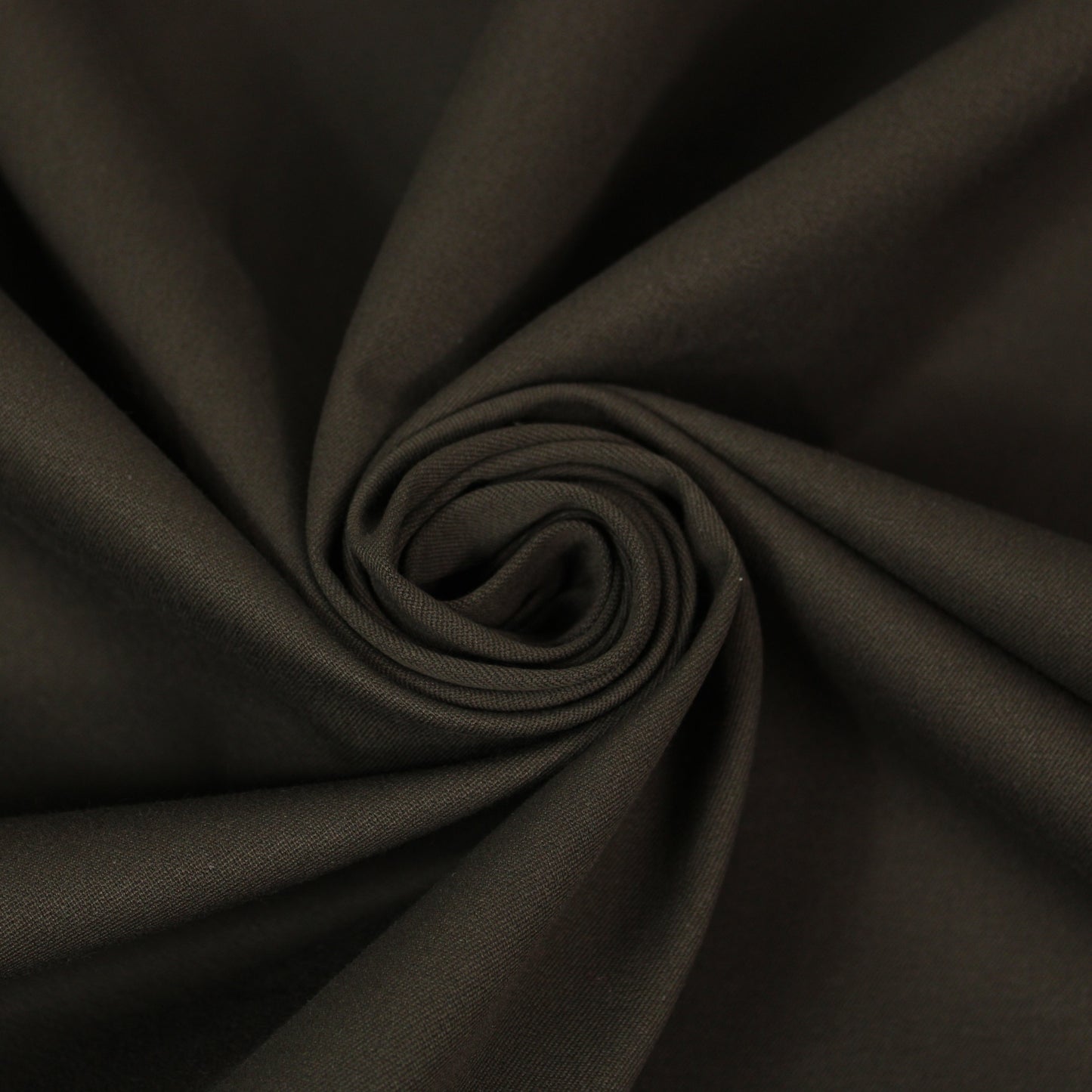 Tissu gabardine de coton prestige - marron - photo 1/4 | So Tissus