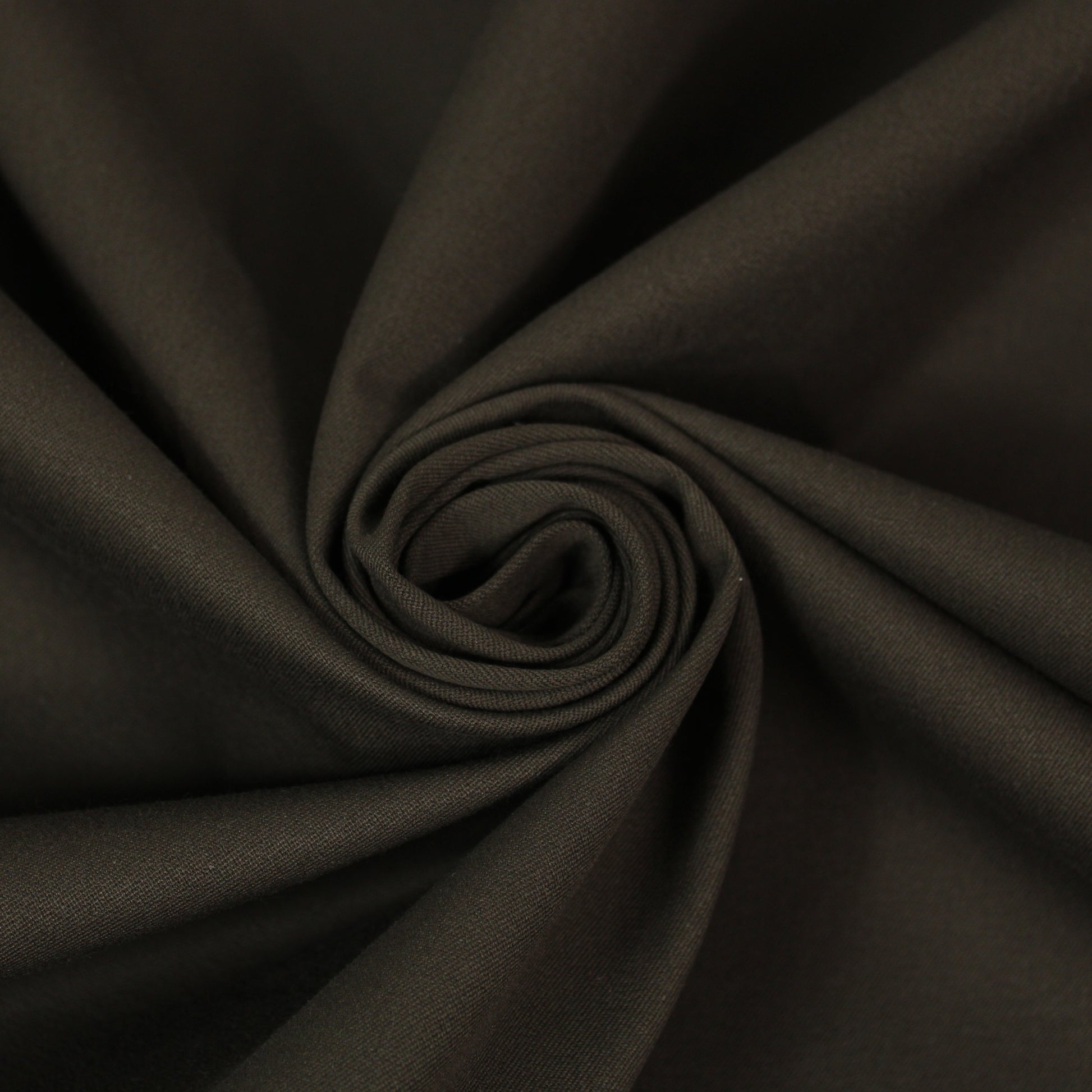 Tissu gabardine de coton prestige - marron - photo 1/4 | So Tissus