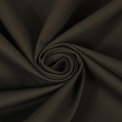 Tissu gabardine de coton prestige - marron - photo 1/4 | So Tissus