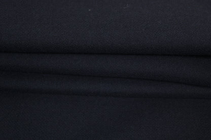 Tissu double crêpe de laine - bleu marine - photo 2/4 | So Tissus