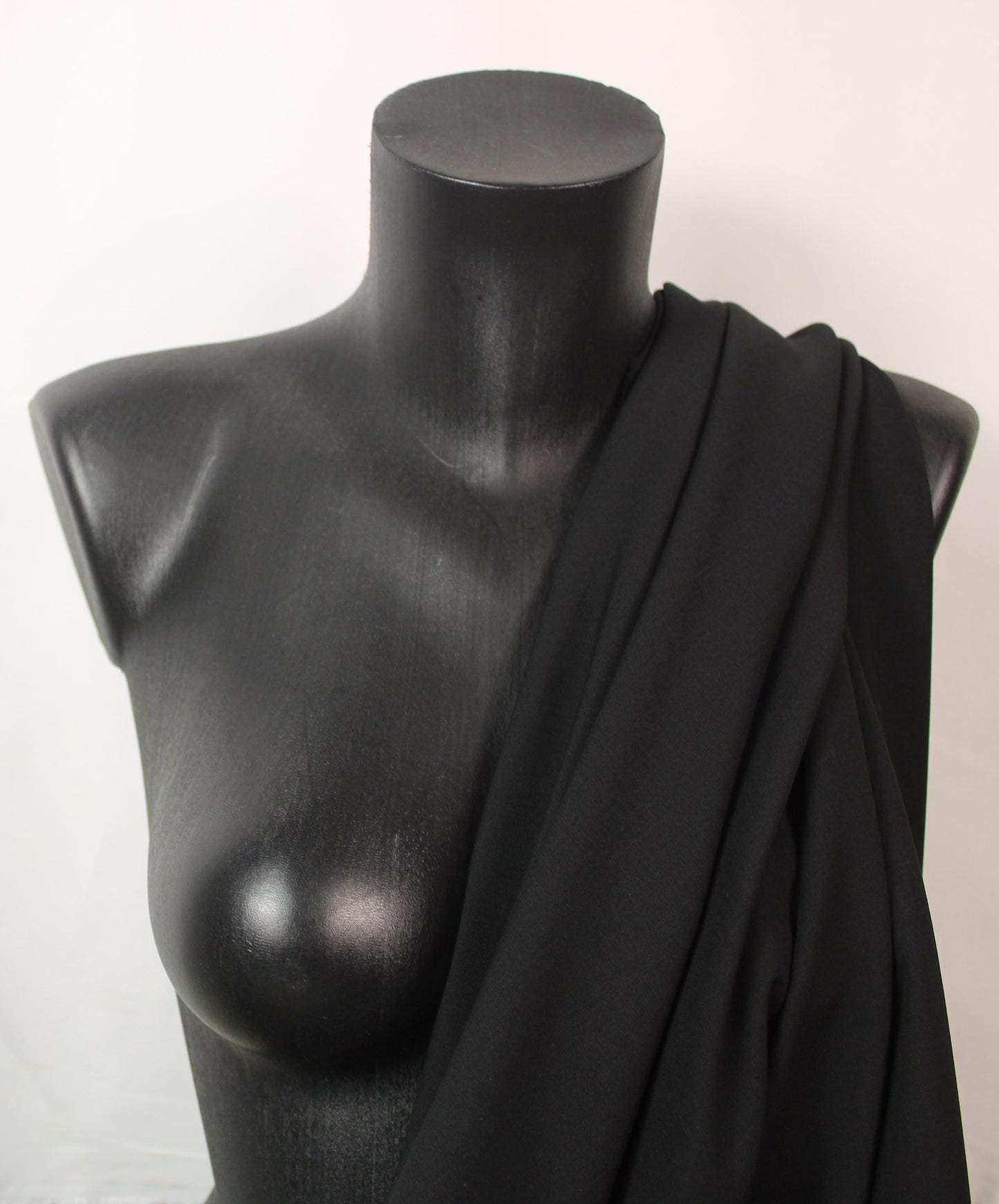 Tissu laine froide stretch - noir - photo 3/4 | So Tissus