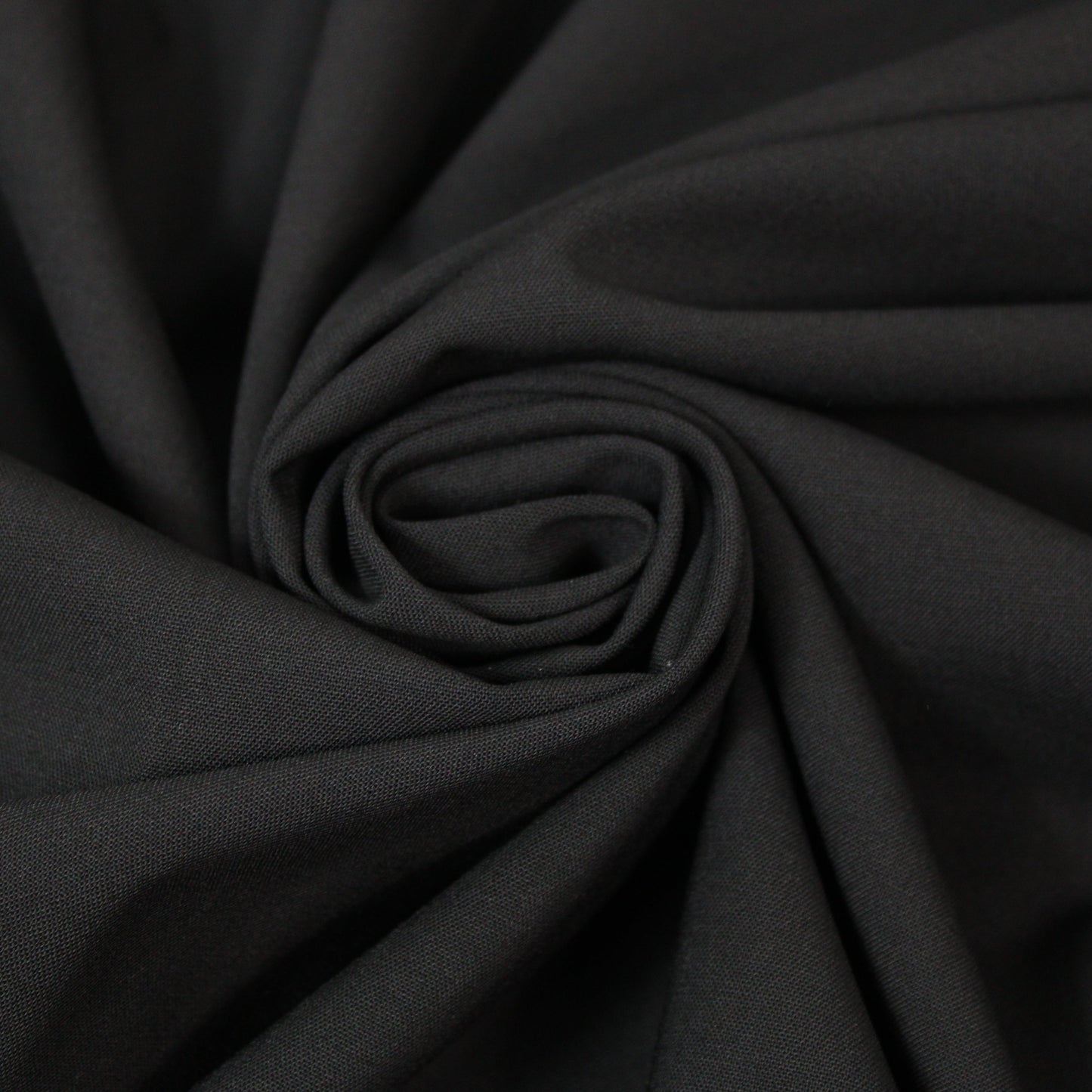 Tissu laine froide stretch - noir - photo 1/4 | So Tissus