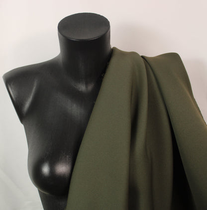 Tissu satin de soie - kaki - photo 3/4 | So Tissus