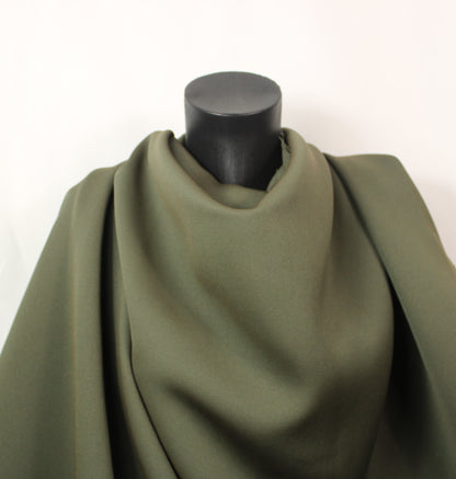 Tissu satin de soie - kaki - photo 4/4 | So Tissus