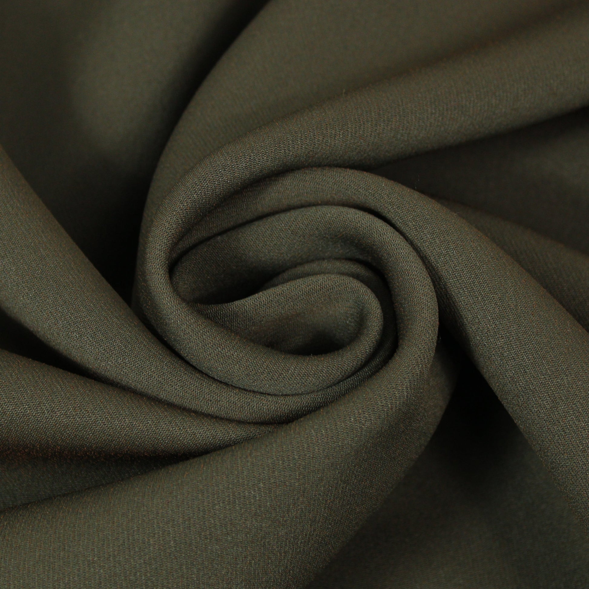 Tissu crêpe twill lourd - kaki - photo 1/4 | So Tissus