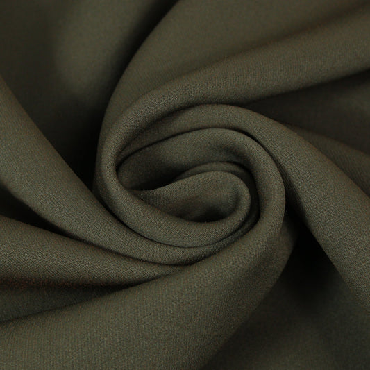 Tissu satin de soie - kaki - photo 1/4 | So Tissus