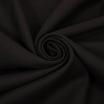 Tissu sergé de laine prestige - noir