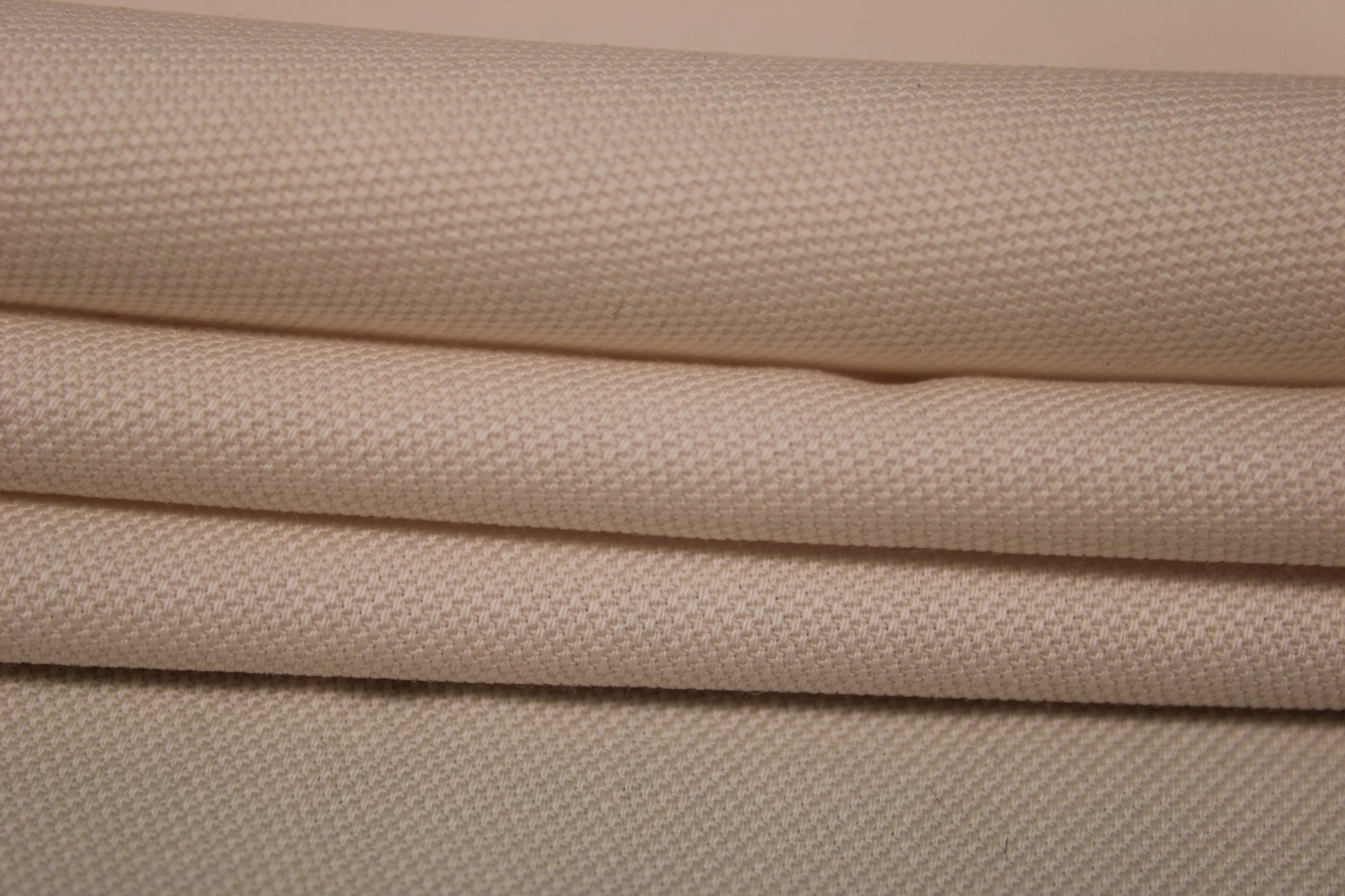 Tissu laine froide piqué - écru - photo 2/3 | So Tissus