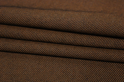 Tissu gabardine de laine sergé - ton ocre - photo 2/4 | So Tissus