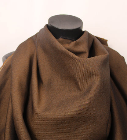 Tissu gabardine de laine sergé - ton ocre - photo 4/4 | So Tissus