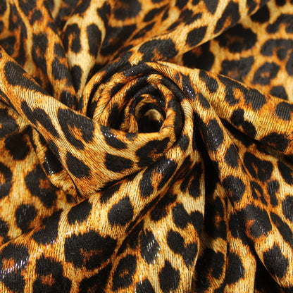 Tissu soie et lurex - imprimé léopard - photo 1/5 | So Tissus