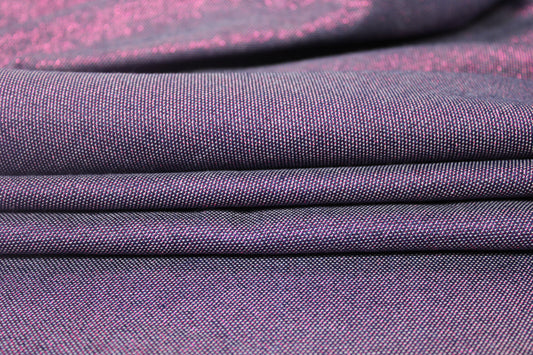 Tissu denim irisé - ton rose - photo 2/4 | So Tissus