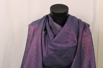 Tissu denim irisé - ton rose - photo 4/4 | So Tissus
