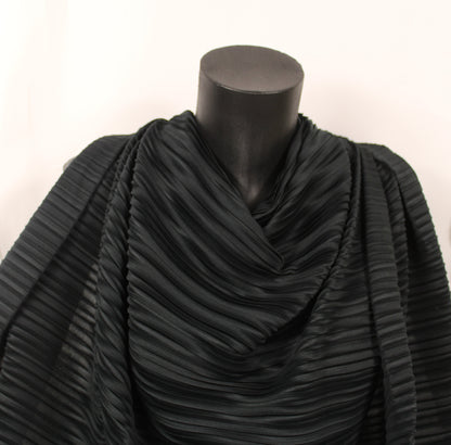 Tissu plissé - noir - photo 4/4 | So Tissus