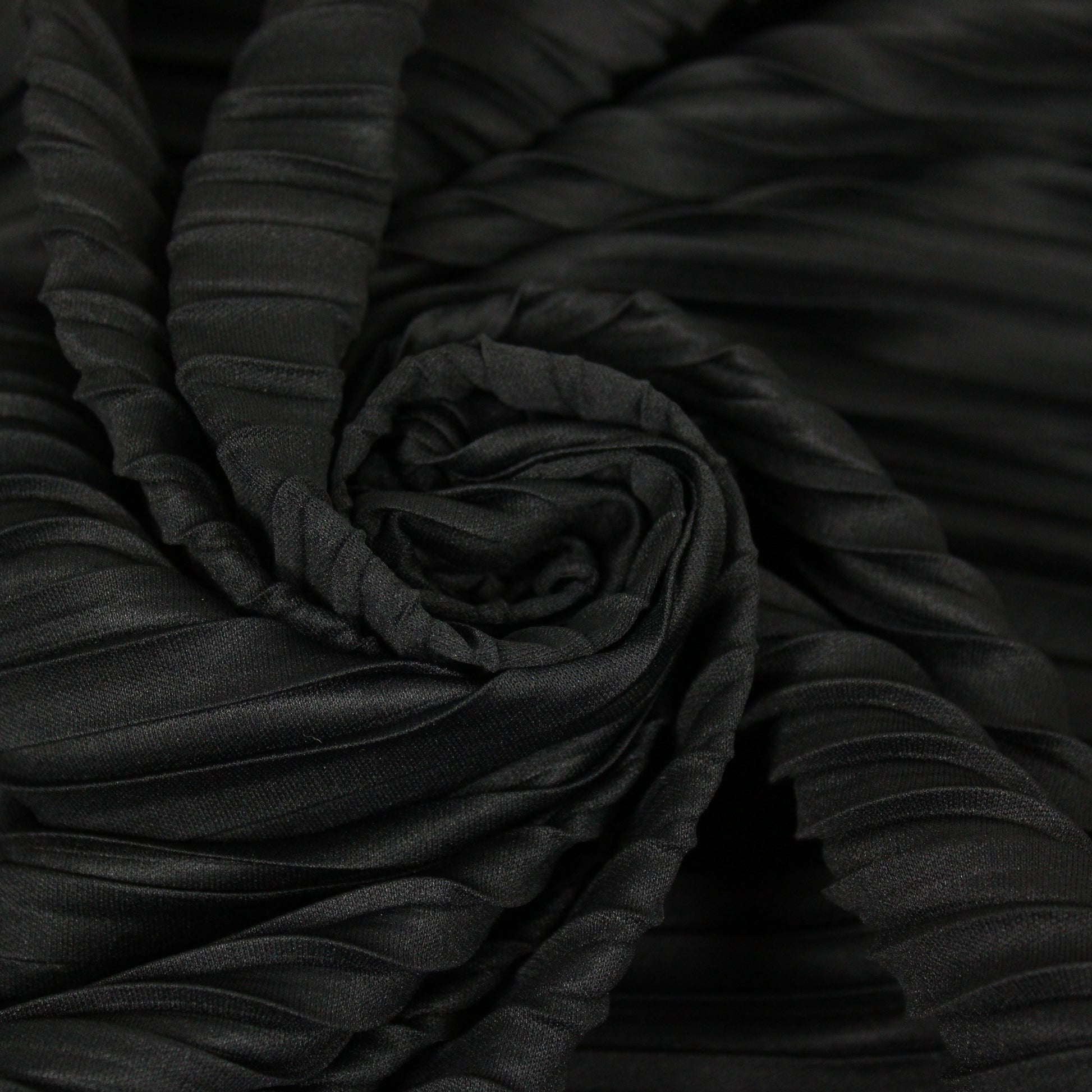 Tissu plissé - noir - photo 1/4 | So Tissus