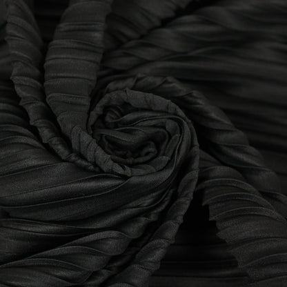 Tissu plissé - noir - photo 1/4 | So Tissus