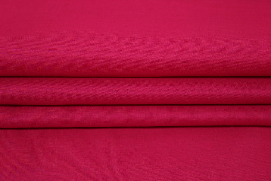 Tissu voile de coton prestige - fuchsia