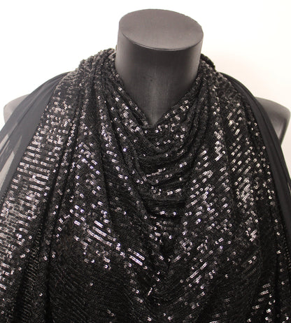 Tissu sequin - noir brillant - photo 4/4 | So Tissus