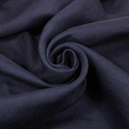 Tissu gazar de soie 100% - bleu marine - photo 1/4 | So Tissus