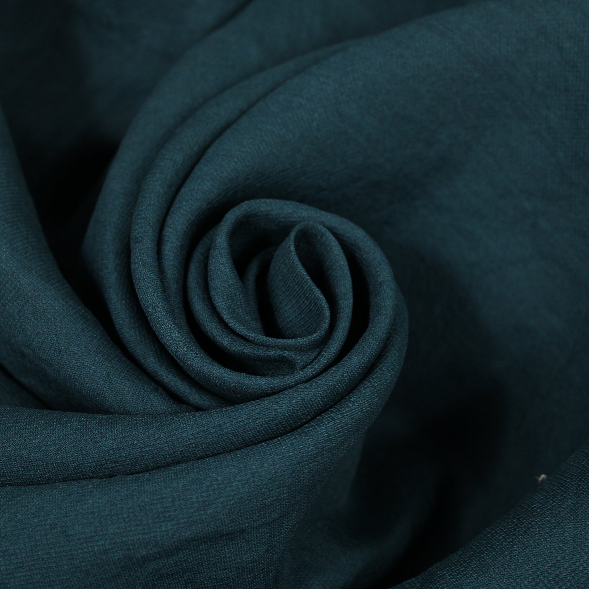 Tissu gazar de soie 100% - bleu canard - photo 1/4 | So Tissus