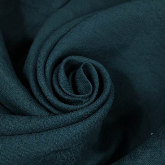 Tissu gazar de soie 100% - bleu canard - photo 1/4 | So Tissus