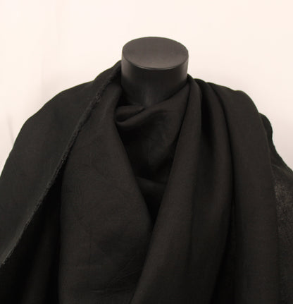 Tissu gazar de soie 100% - noir - photo 4/4 | So Tissus