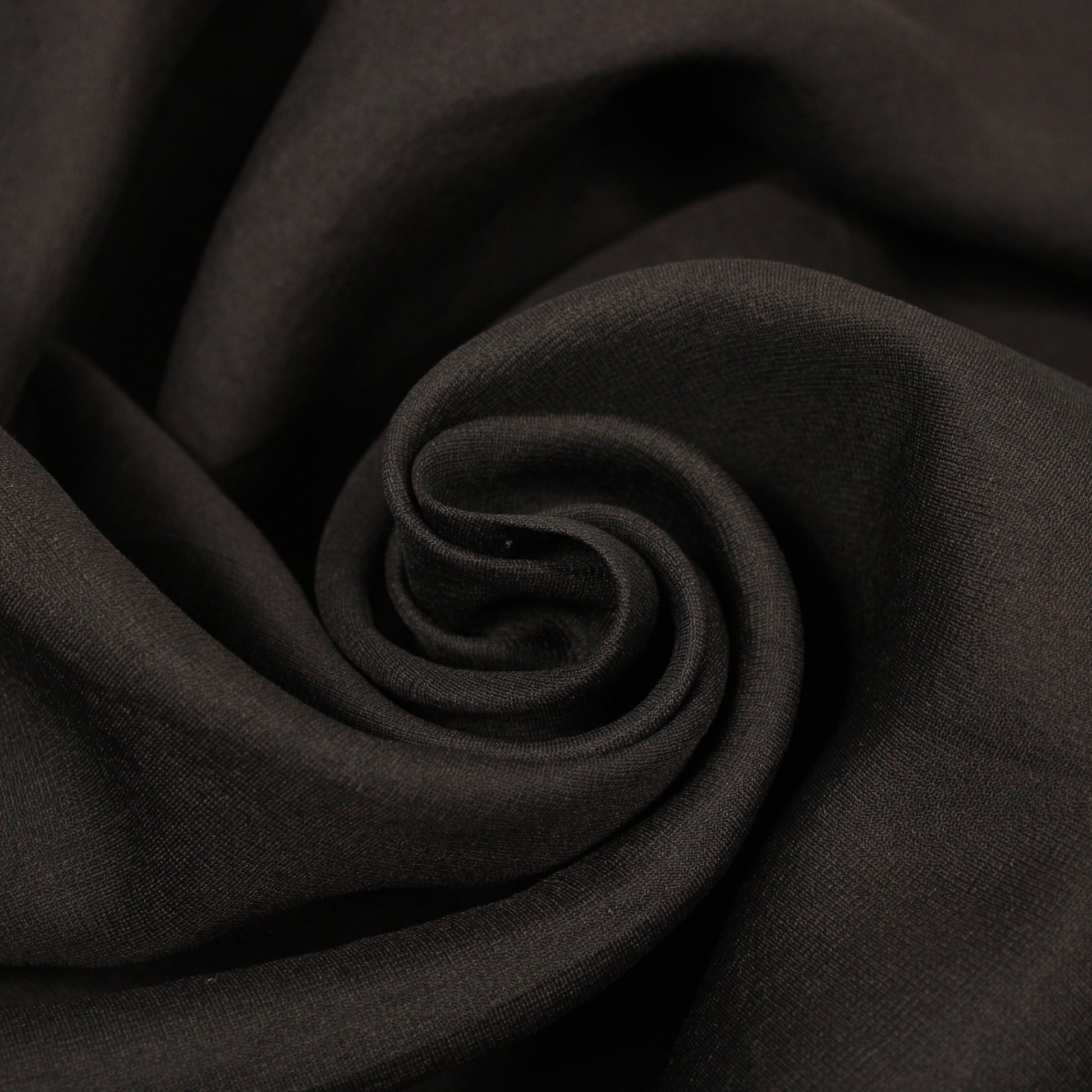 Tissu gazar de soie 100% - noir - photo 1/4 | So Tissus