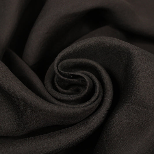 Tissu gazar de soie 100% - noir - photo 1/4 | So Tissus