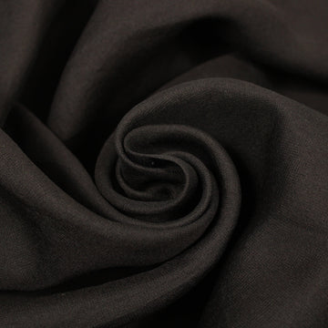 Tissu gazar de soie 100% - noir