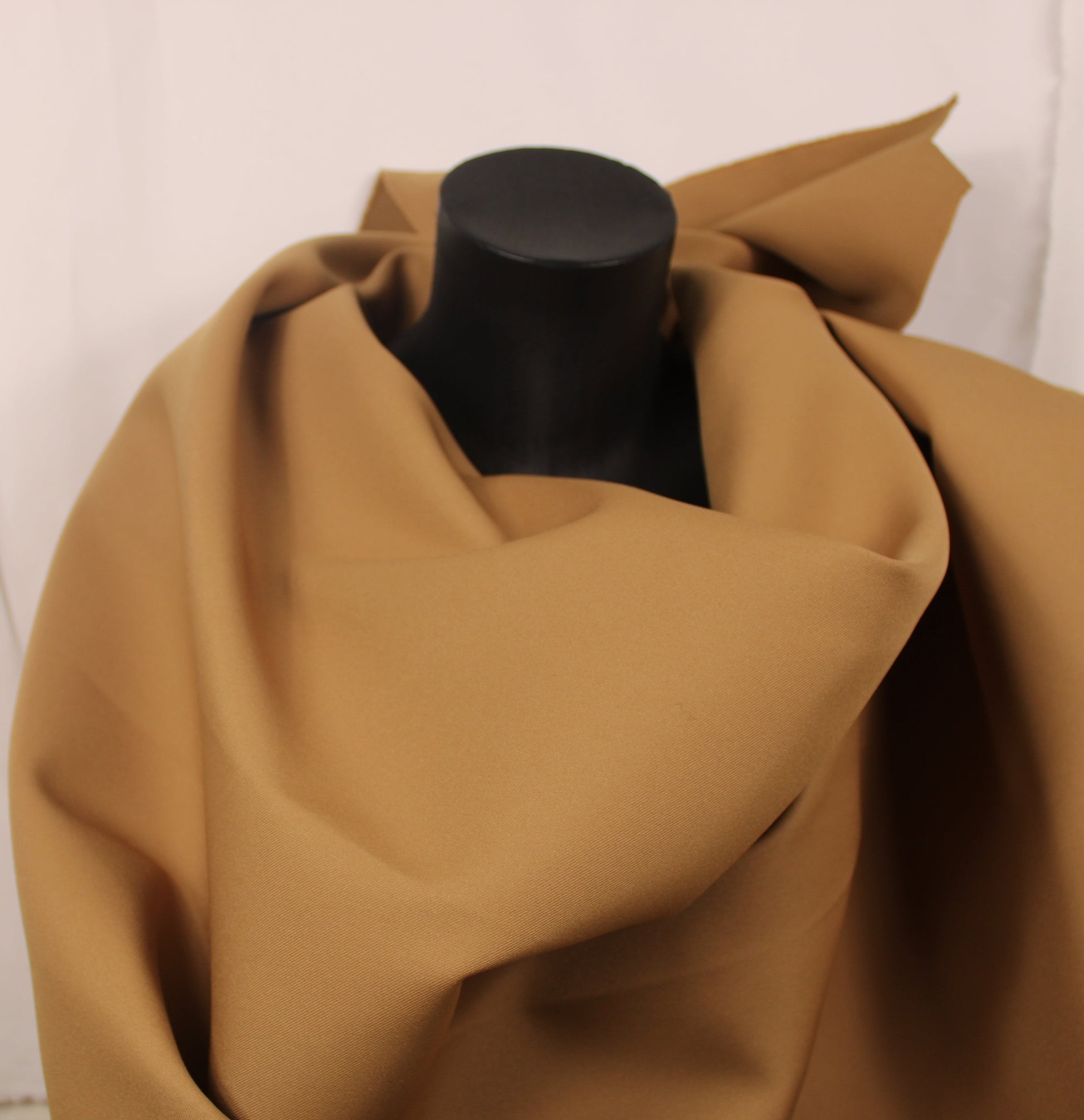 Tissu double toile sergé - camel - photo 4/4 | So Tissus