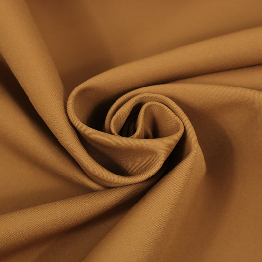 Tissu double toile sergé - camel - photo 1/4 | So Tissus
