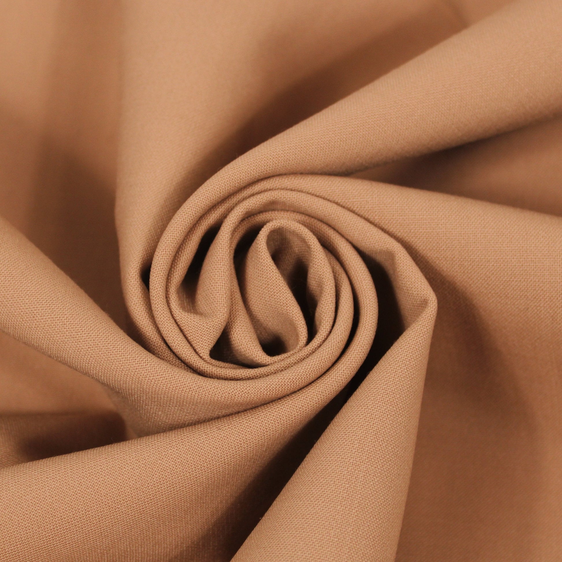 Tissu crêpe de laine stretch laine - nude - photo 1/4 | So Tissus