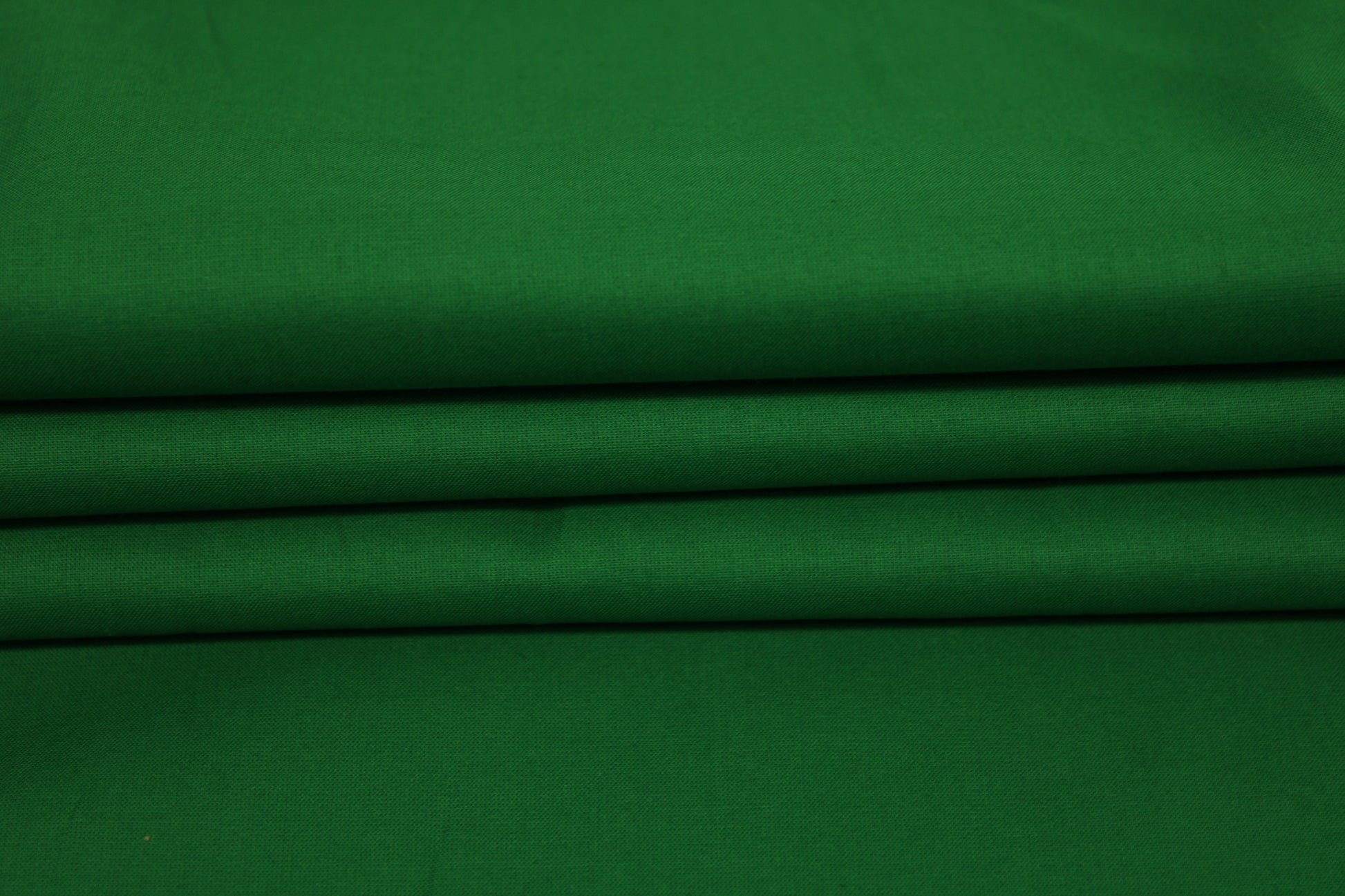 Tissu batiste de coton prestige - vert prairie - photo 2/4 | So Tissus