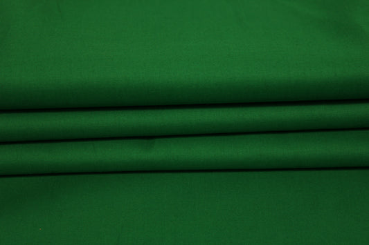 Tissu batiste de coton prestige - vert prairie - photo 2/4 | So Tissus