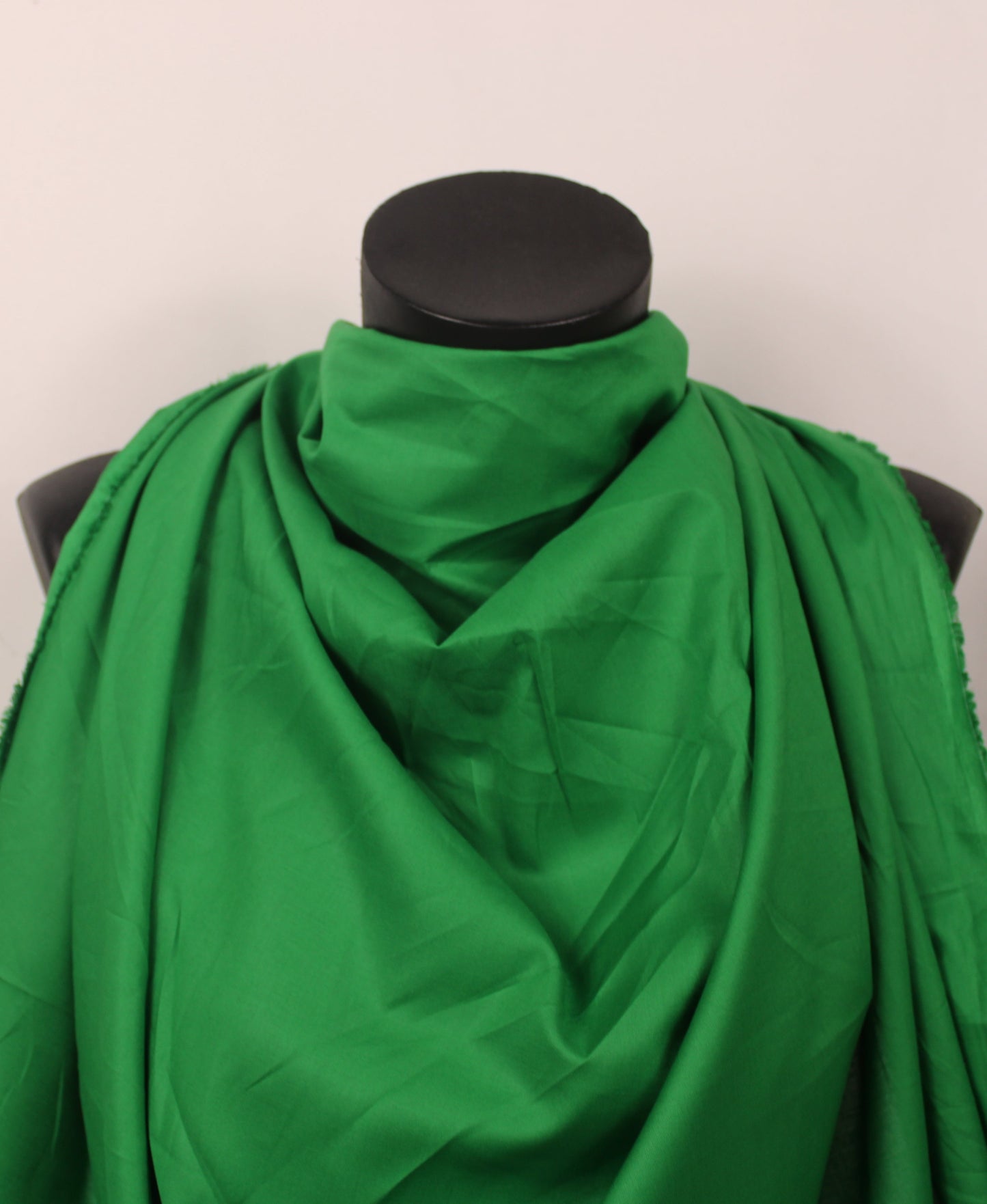 Tissu batiste de coton prestige - vert prairie - photo 4/4 | So Tissus