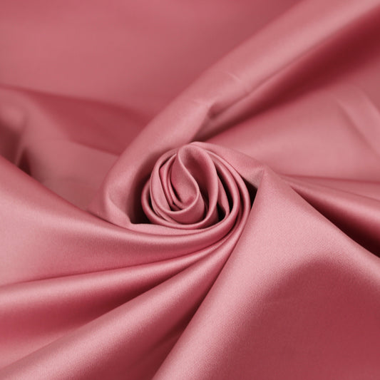 Tissu satin duchesse - rose clair - photo 1/4 | So Tissus