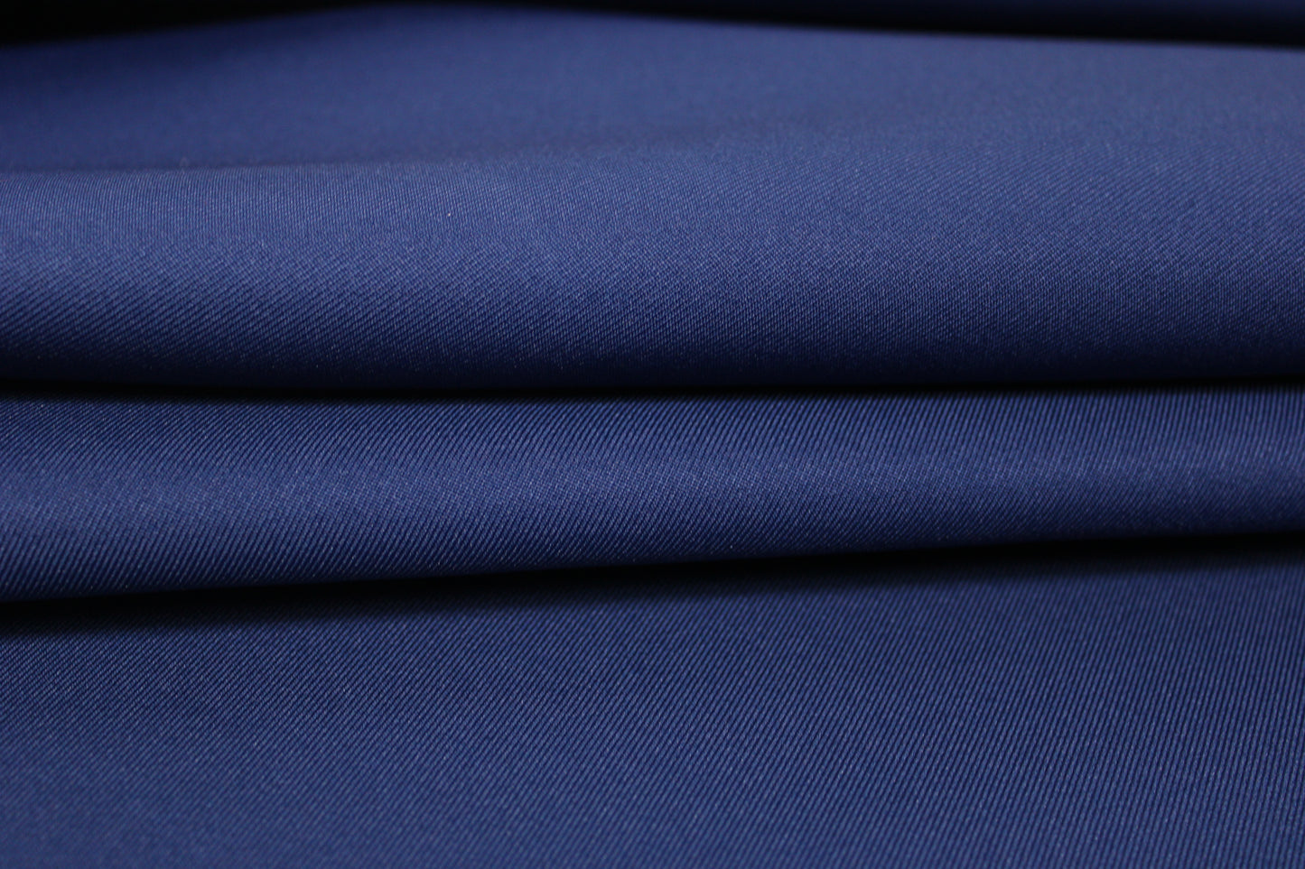 Tissu double toile sergé - bleu marine - photo 2/4 | So Tissus