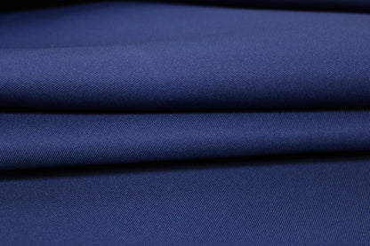 Tissu double toile sergé - bleu marine - photo 2/4 | So Tissus