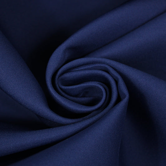 Tissu double toile sergé - bleu marine - photo 1/4 | So Tissus