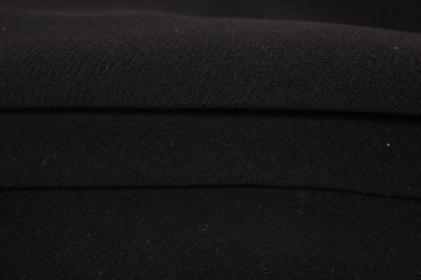 Tissu drap de laine sergé - noir - photo 2/4 | So Tissus