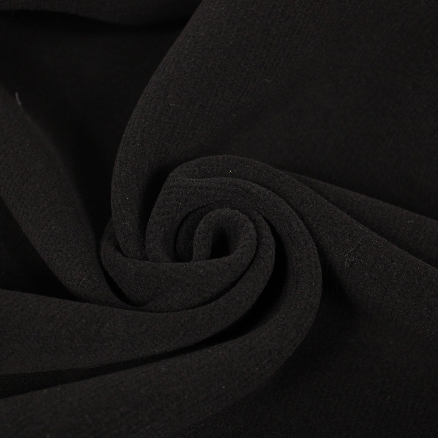 Tissu drap de laine sergé - noir - photo 1/4 | So Tissus