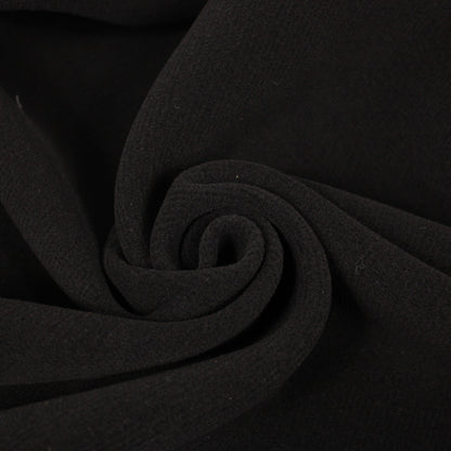 Tissu drap de laine sergé - noir - photo 1/4 | So Tissus