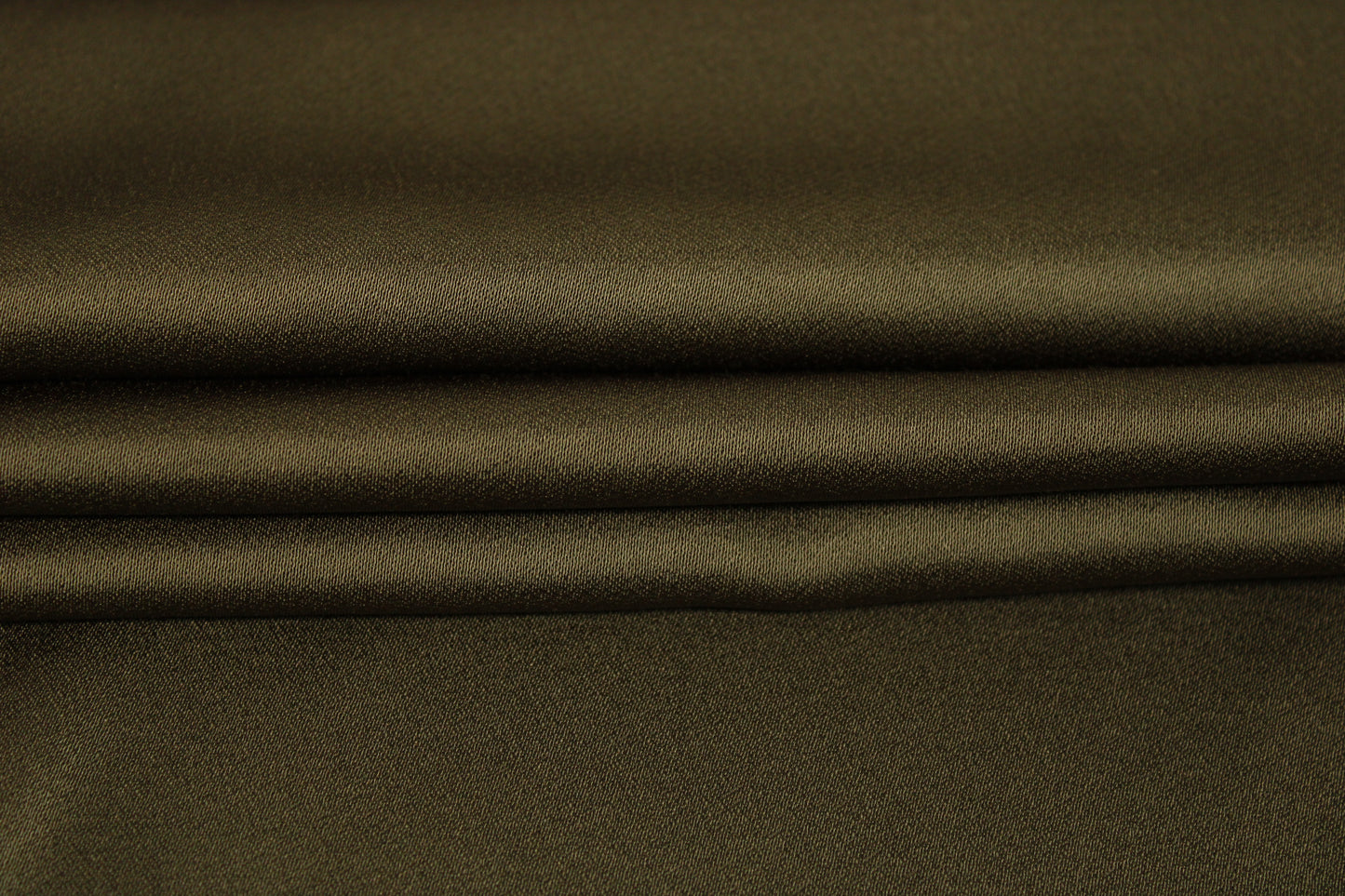 Tissu crêpe envers satin japonais - kaki - photo 2/4 | So Tissus