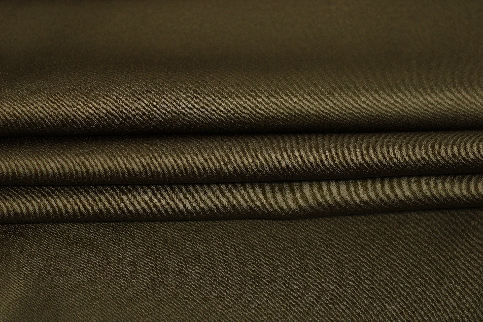 Tissu crêpe envers satin japonais - kaki - photo 2/4 | So Tissus