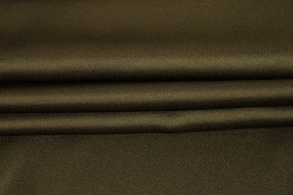 Tissu crêpe envers satin japonais - kaki - photo 2/4 | So Tissus