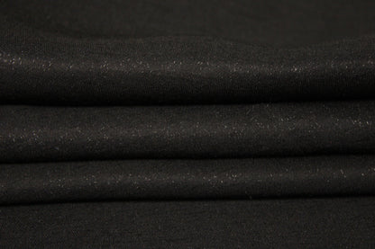 Tissu lamé de soie - noir brillant - photo 2/4 | So Tissus