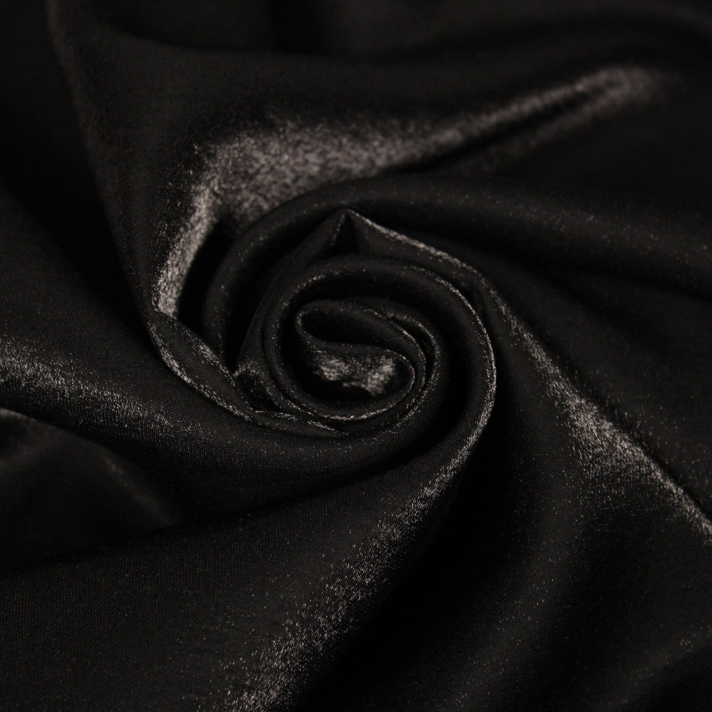 Tissu lamé de soie - noir brillant - photo 1/4 | So Tissus