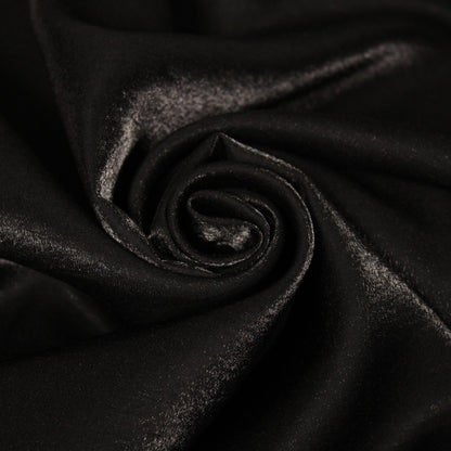 Tissu lamé de soie - noir brillant - photo 1/4 | So Tissus