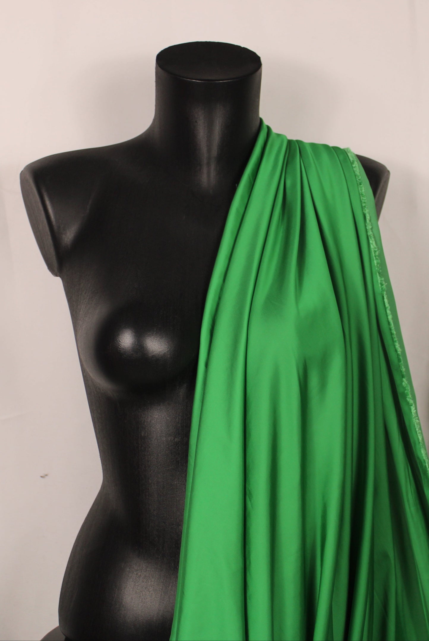 Tissu satin - vert menthe - photo 3/4 | So Tissus